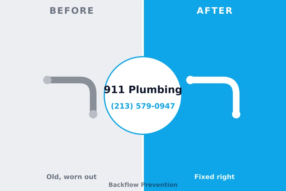 Before and after: plumbing company Berlin, NH